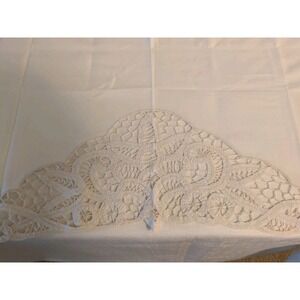 Battenburg Ecru 60" X 14"  Curtain Valance 1 PC Home Collection J C Penney